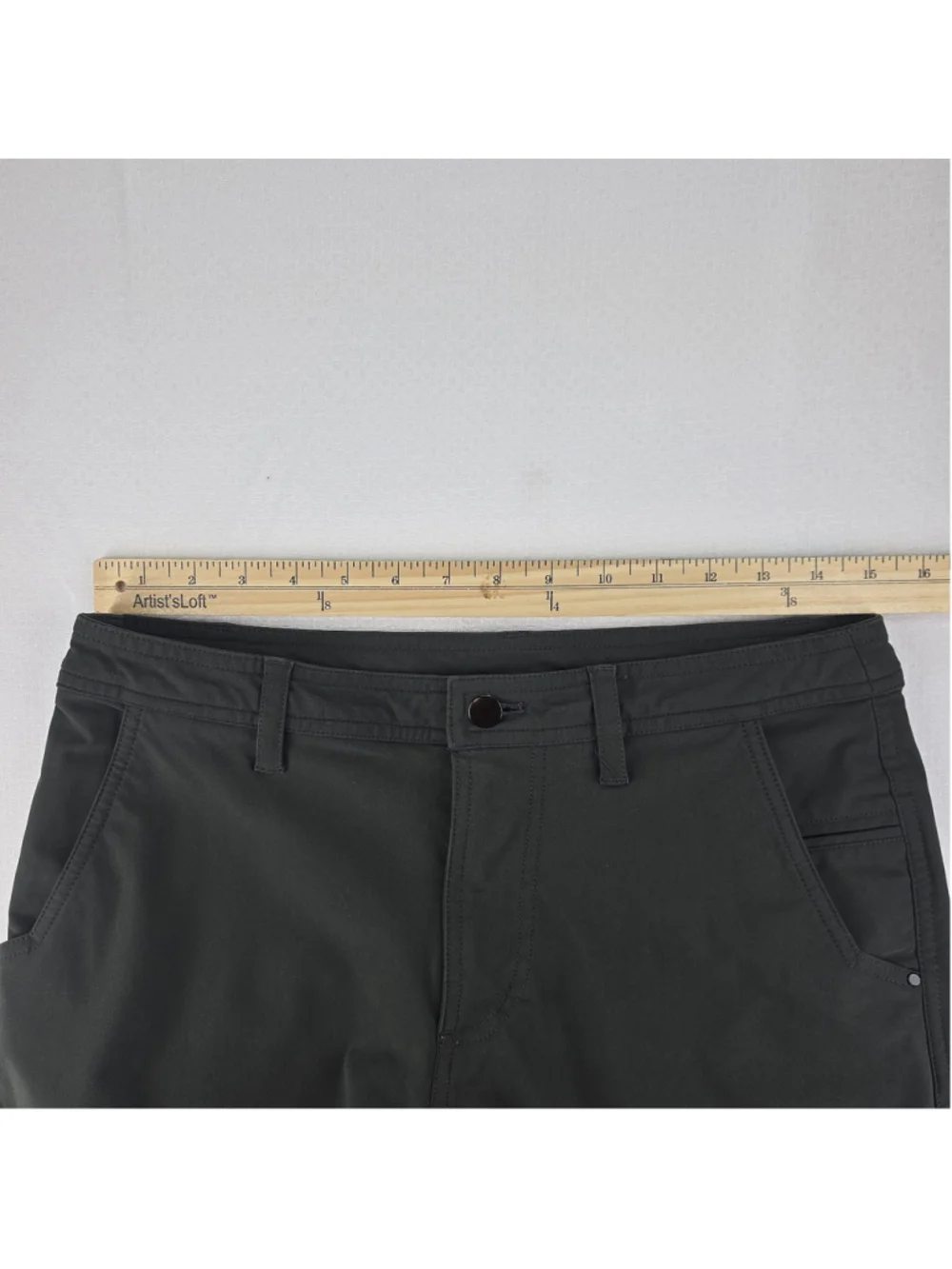 Lululemon Mens Shorts Size 32 Black Stretch Golf Casual Chino 10
